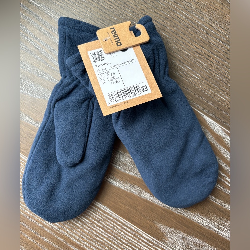 REIMA Fleece Mittens - Tumpus, Navy